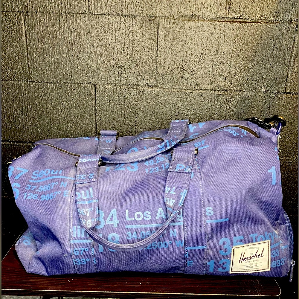Herschel Supply Co. Novel Carry-On Blue Duffel Bag